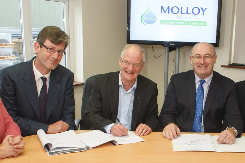 Molloy Environmental office meeting with Minister