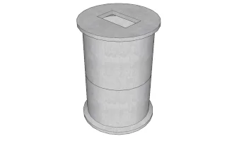 Precast concrete tank - P+4