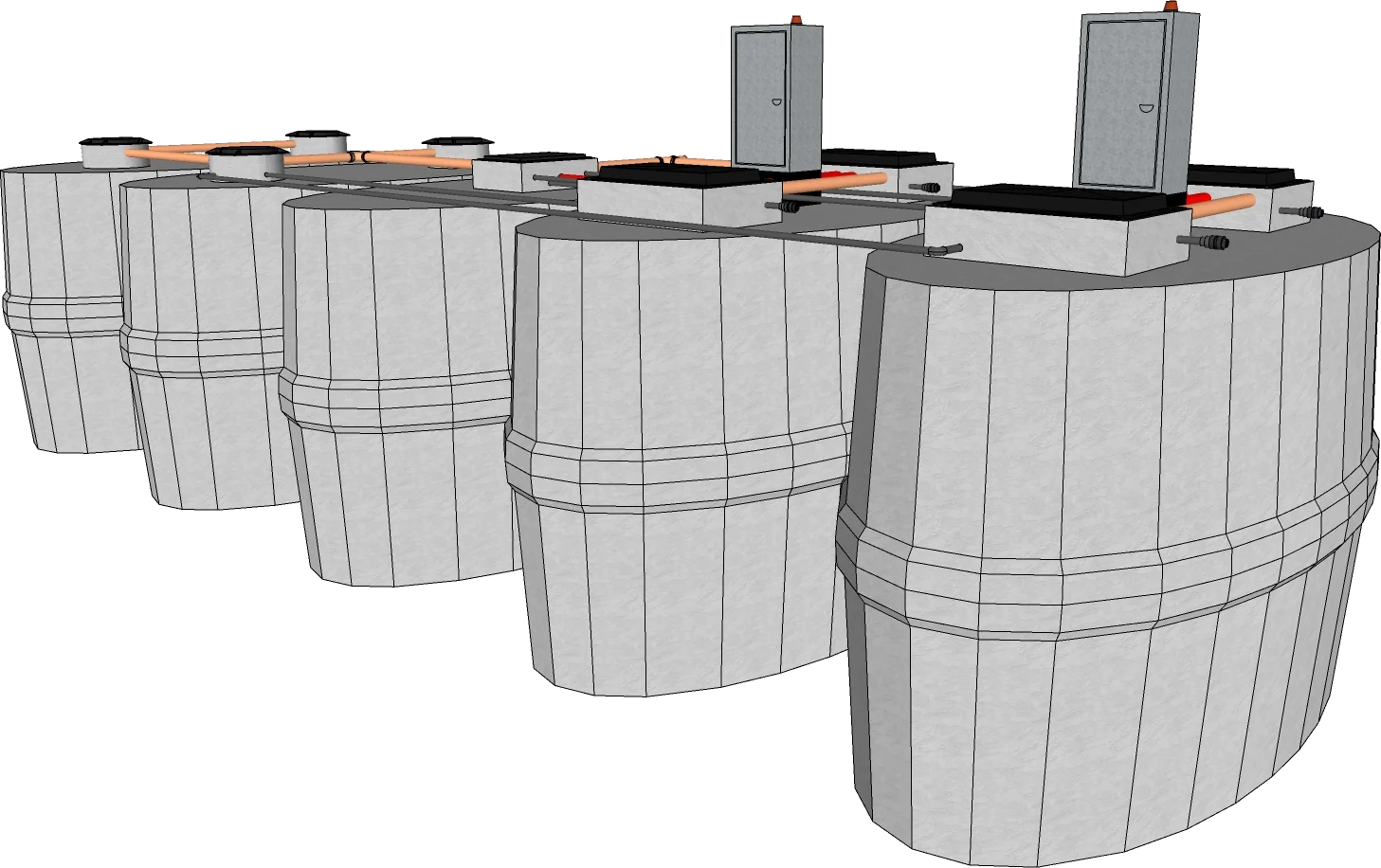 Wastewater treatment system - 450 P.E.